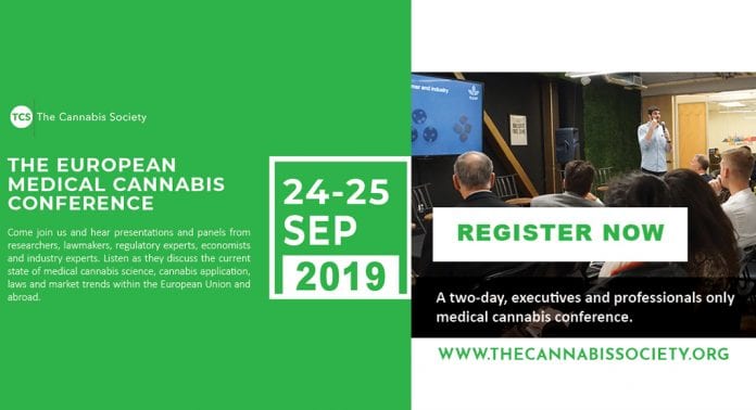 Join The Cannabis Society for its European medical cannabis conference!