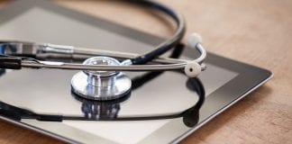 tablet and Doctors stethoscope