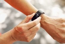 Fitbit heart rate tracker