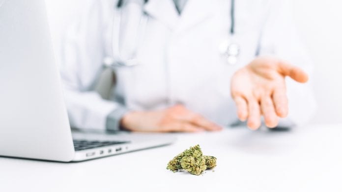 Doctor prescribes medical cannabis in his practice