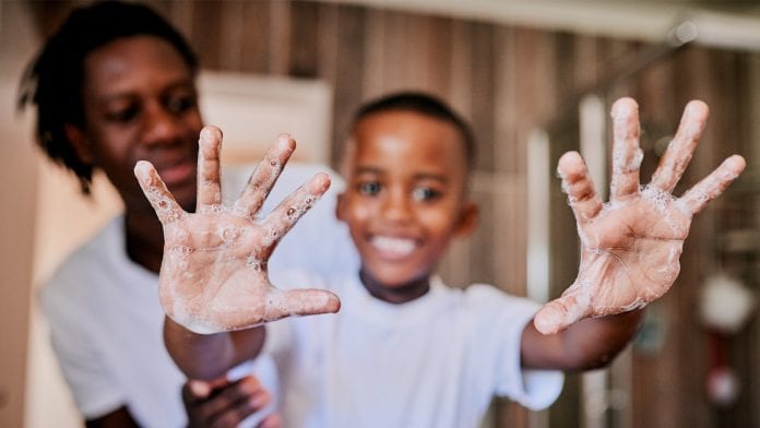 iStock-Moyo Studio Almost half of children not using proper hand hygiene at school