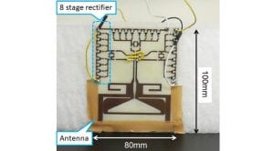 Drawing electric power from wireless telecommunication signals