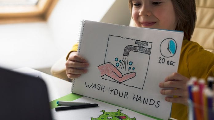 Hand hygiene messaging