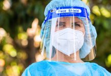 Cutting-edge face shield destroys SARS-CoV-2 and multi-resistant bacteria face shield