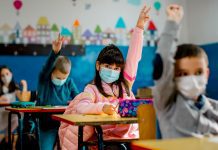 Wearing face masks reduces COVID-19 transmission in schools face masks