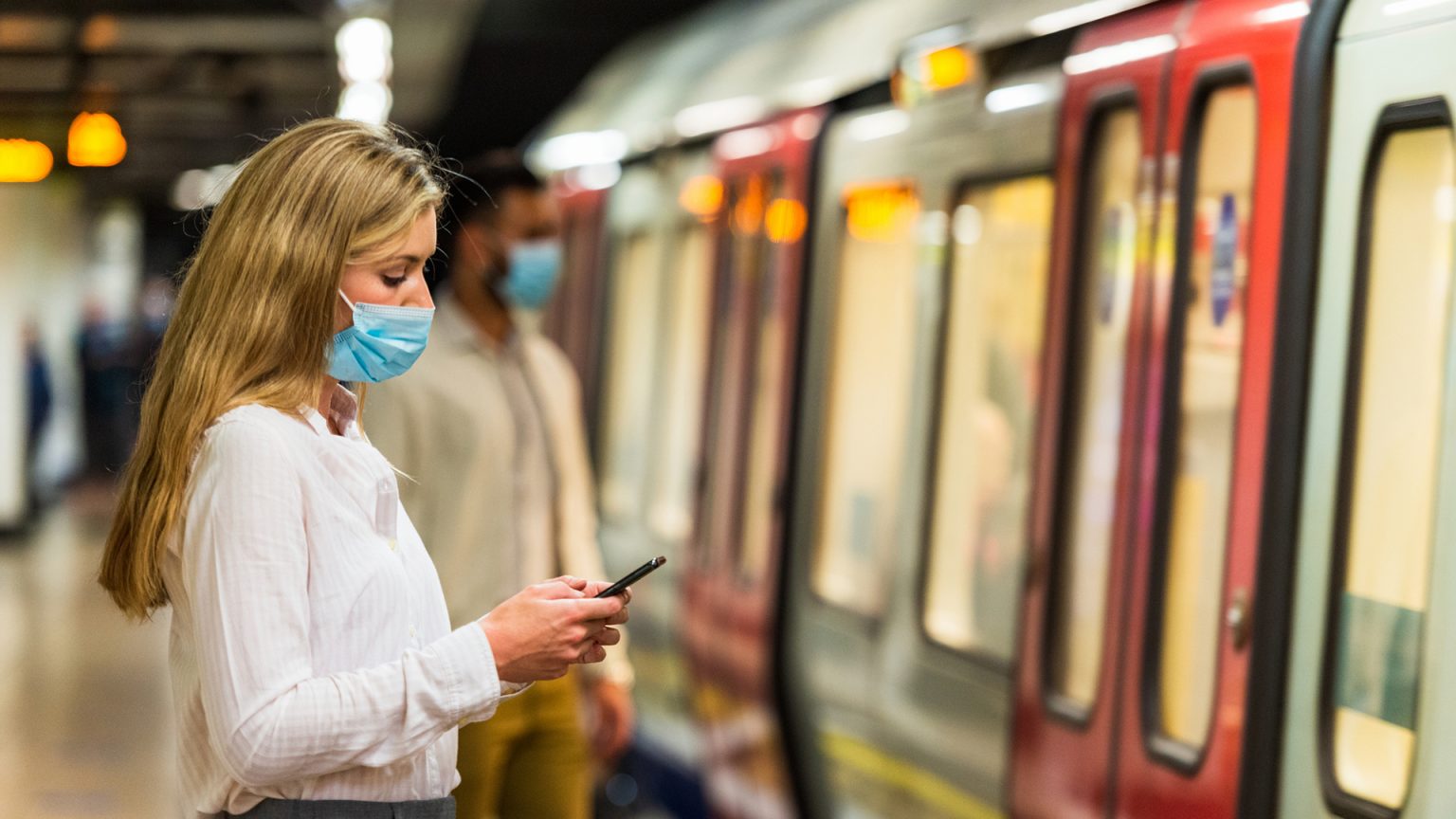 Before boarding. At the airport procedure. Before boarding. Wait for the train women. Before boarding.