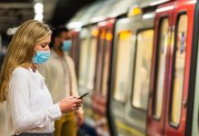 Computer model predicts low risk of catching COVID-19 on underground catching COVID-19