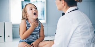 Does a strep throat infection lead to the development of tics?