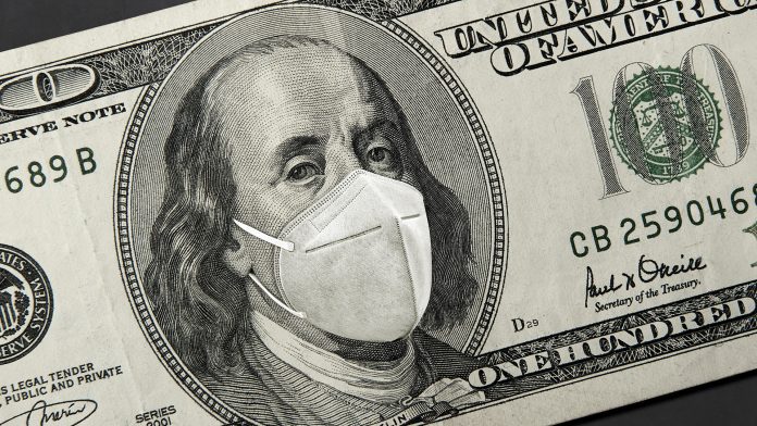 Corona Virus In United States wearing face masks