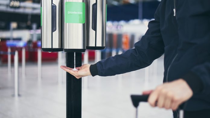 Personal protection during traveling hand hygiene compliance