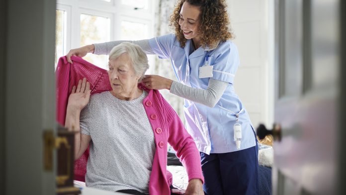 home carer visit dementia care