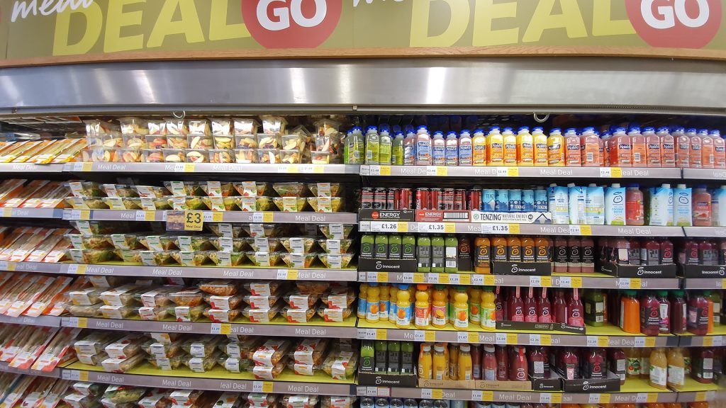 23 of lunch meal deals exceed calorie guidelines