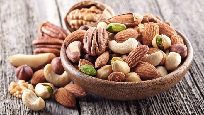 Regularly eating nuts and seeds can reduce the risk of heart disease