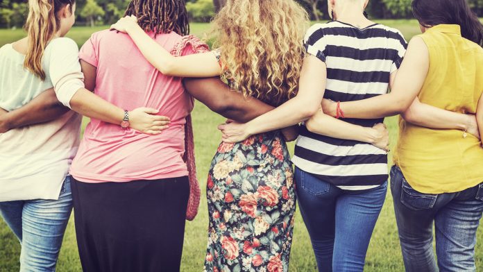 Women,Female,Feminism,Lady,Madam,Friends,Concept cervical cancer screening
